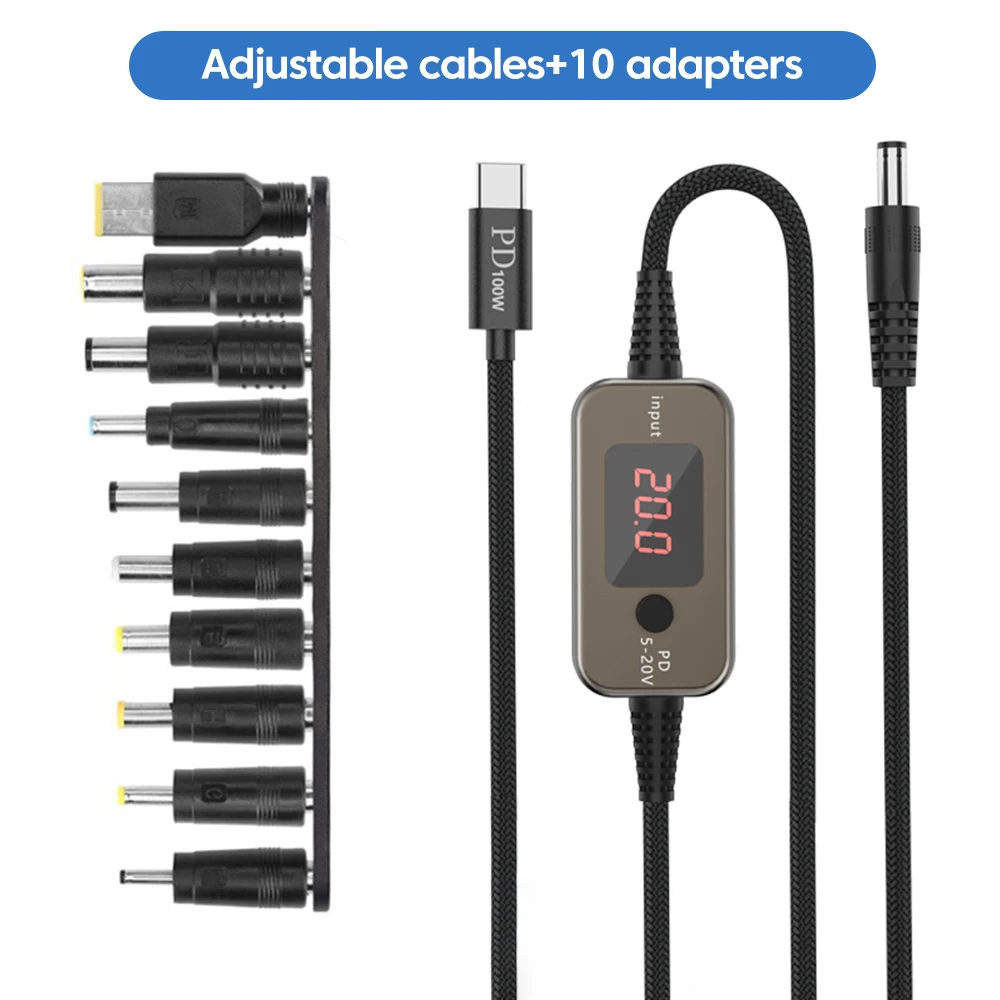 With 10 adapters