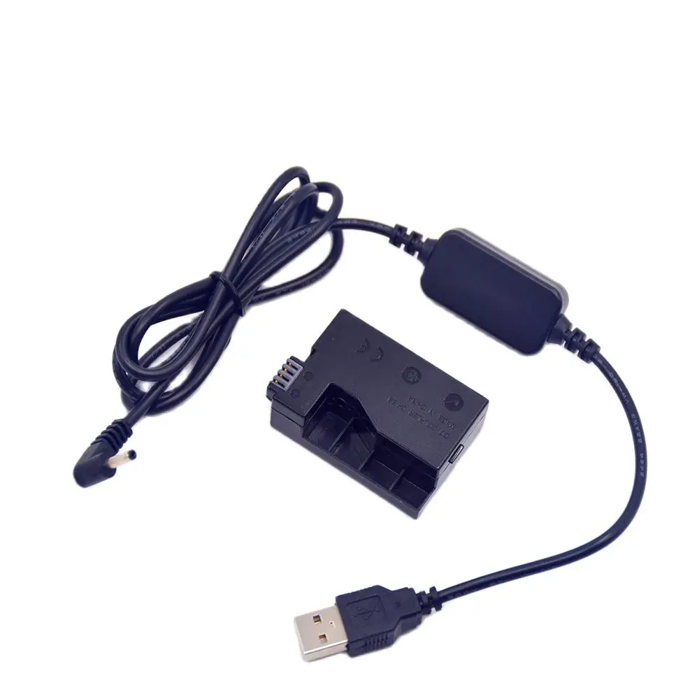 Cable USB a CC de 5V, acoplador de DR-E8, batería simulada de LP-E8 para cámara Canon EOS Rebel T2i T3i T4i T5i 550D 600D 650D 700D Kiss X4 X5 - imagen 5