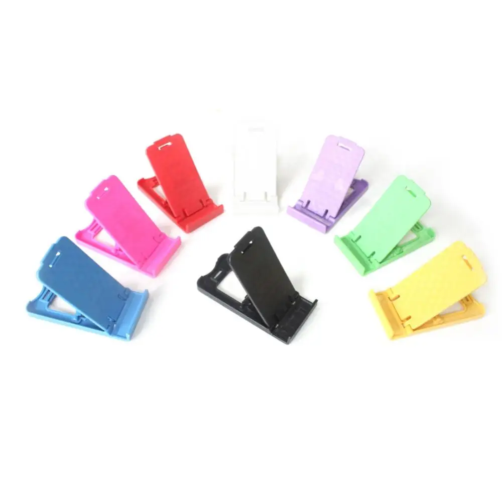 Mini soporte de plástico plegable Universal para teléfono móvil, soporte de mesa de escritorio - imagen 4
