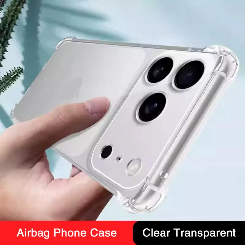 Funda de silicona suave transparente de TPU para iPhone 17 Pro Max/Air 5G, Funda trasera transparente, Funda Original Simple para teléfono - imagen 2