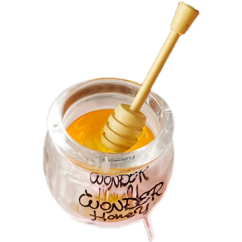 Teclado mecánico personalizado translúcido 3D Candy Jar Honey Punk Girl, lindo teclado blanco R4, decoración única - imagen 5