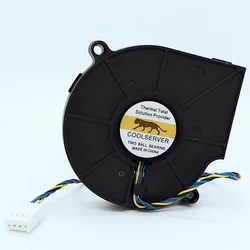 COOLSERVER FD7015H12D Ventilador CPU 75 mm 12 V – Refrigeración Silenciosa