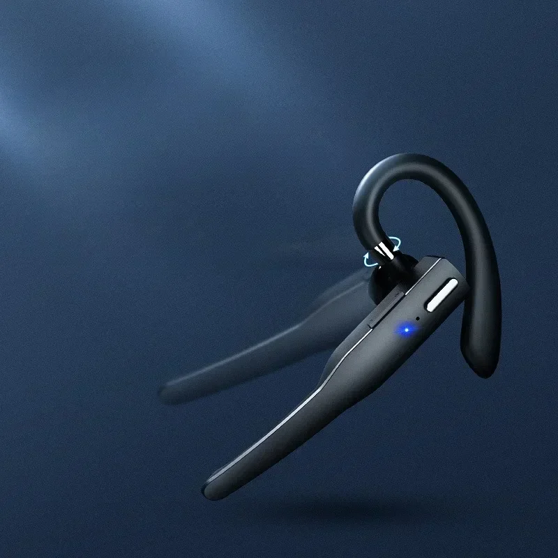 Oreja colgante inalámbrica Bluetooth 5,1 manos libres ENC llamada reducción de ruido conducción auriculares de negocios de un solo oído - imagen 5