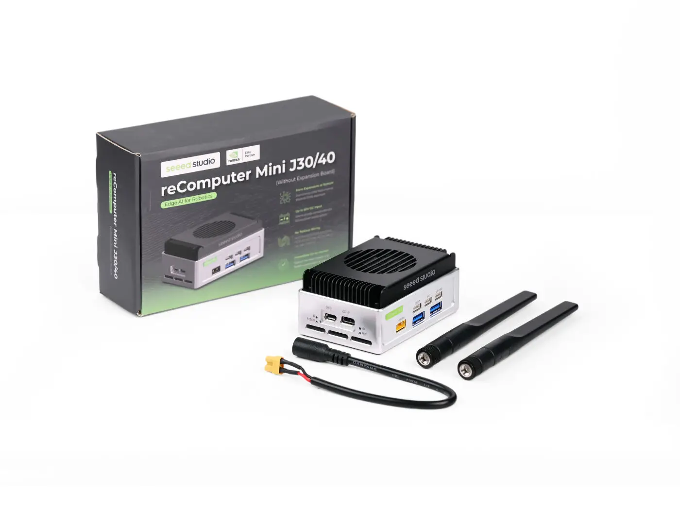 ReComputer Mini J4012 J3011 con placa de extensión - Computadora inteligente Edge AI con NVIDIA Jetson Orin NX 16GB para drones robots - imagen 4