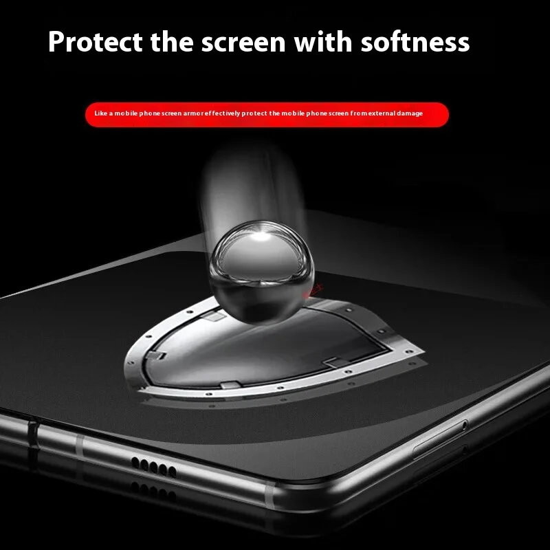 Película de hidrogel mate con bisagra exterior interna 4 en 1 para Google Pixel 9 Pro, pegatina plegable, Protector de pantalla de cuerpo completo, plegado de píxeles - imagen 4