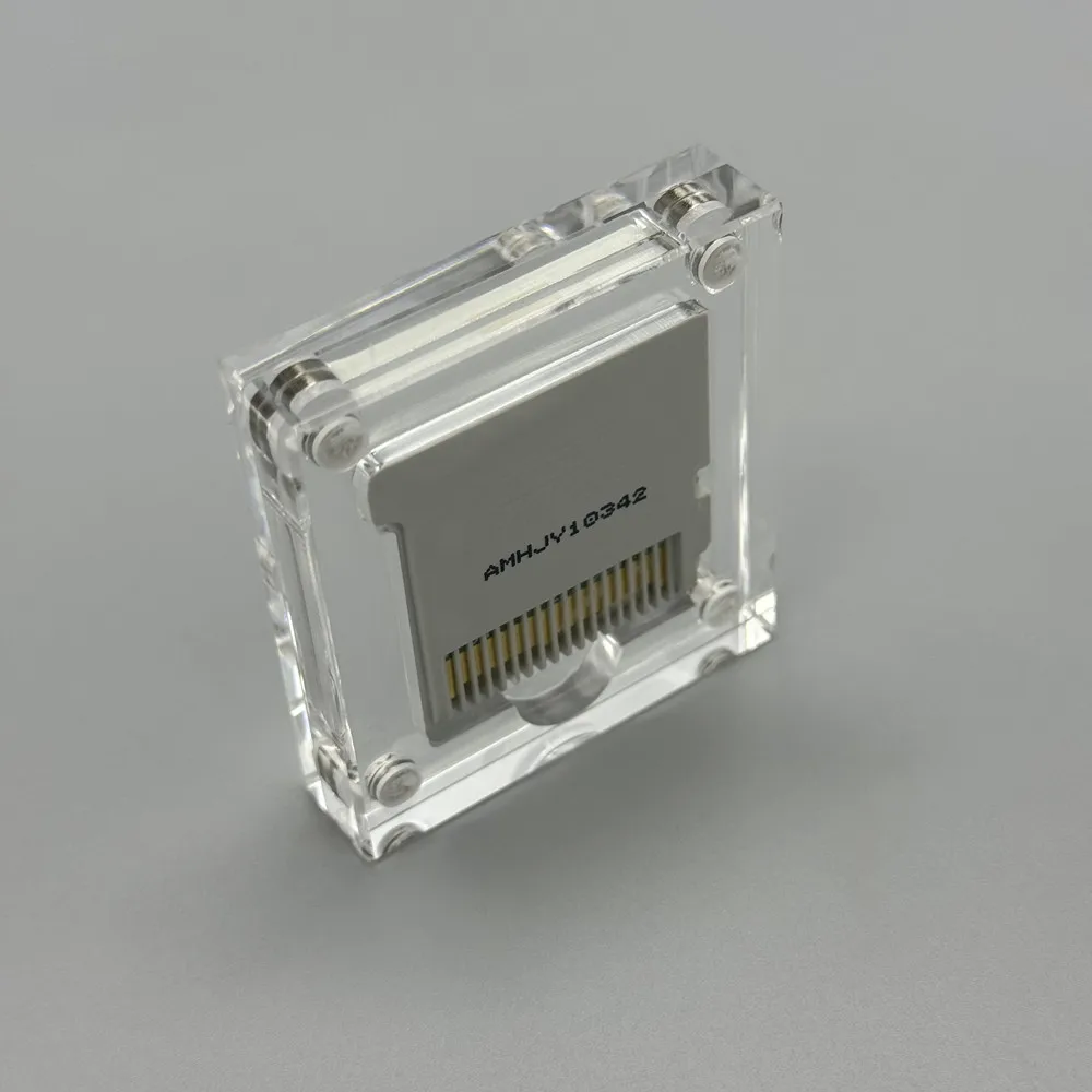 Cubierta de succión magnética acrílica de alta transparencia con un ranura, caja de almacenamiento para juegos, carcasa dura para cartucho para Nintendo 3DS DS - imagen 4