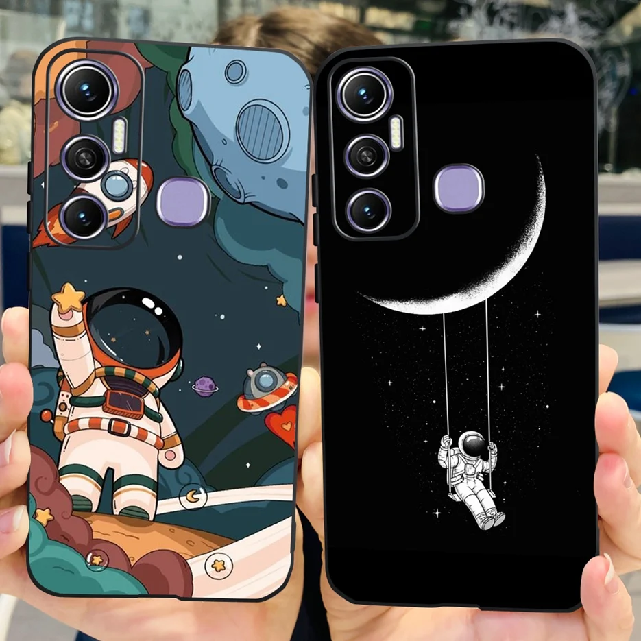 Funda de silicona suave para Infinix Hot 11, carcasa con dibujos de flores para Infinix Hot 11, X662, X662B, X689F, parachoques - imagen 3