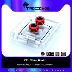 FRZZEZMOD INTEL-XPM – Bloque de agua CPU RGB LGA 1150/1151/1155/1156