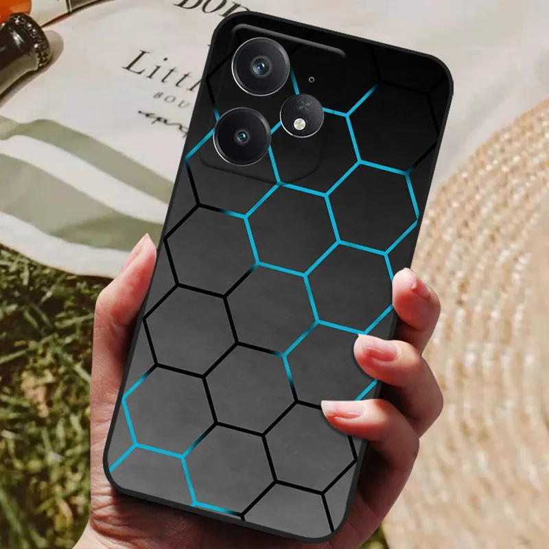 Para Realme Neo7 funda de lujo pintada de teléfono funda trasera de silicona para Realme Neo 7 fundas Realme Neo7 RMX5060 Fundas protectoras - imagen 3