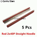Red 2x40P Z 5pcs