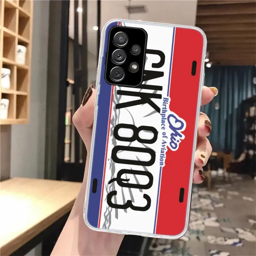 Funda de teléfono de silicona con número de matrícula Retro para Samsung Galaxy A52 A51 A50S A42 A32 A22 A12 A02S A30S A20S A10S A41 A31 A21S A - imagen 5