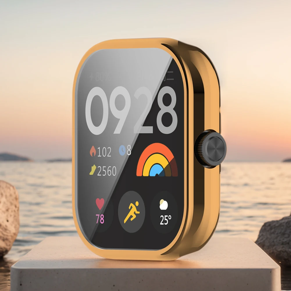 Funda de TPU para reloj inteligente, carcasa protectora suave anticaída, Protector de pantalla a prueba de polvo para Redmi Watch 4 - imagen 2