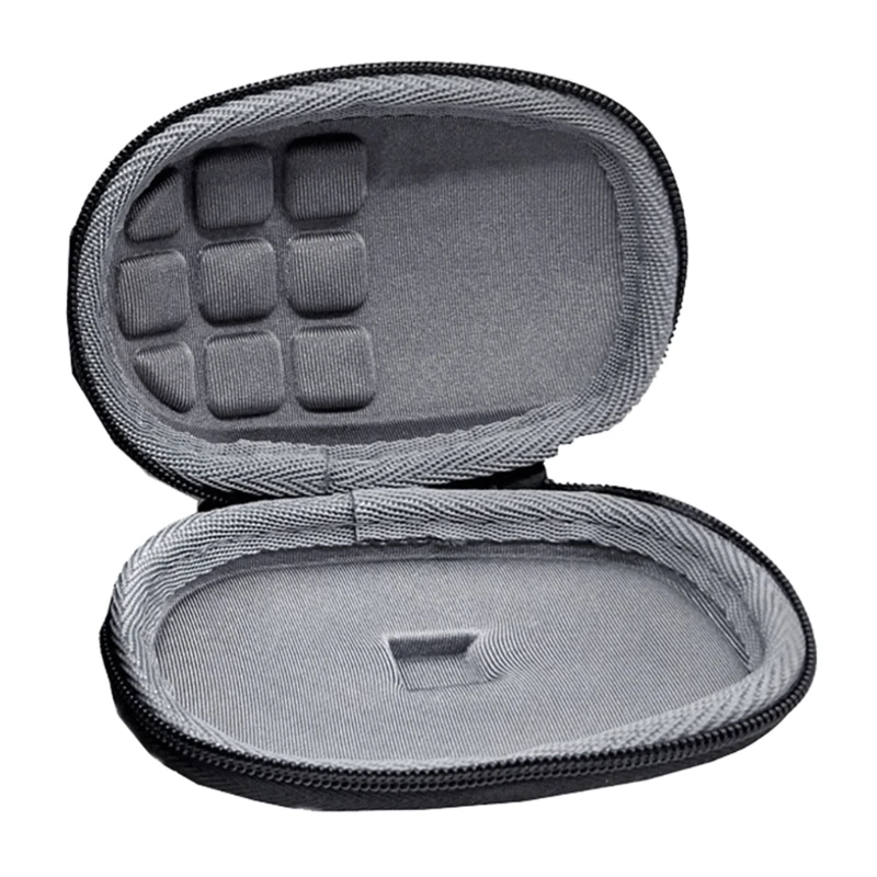 Bolsa de almacenamiento de transporte negra, forro gris para ratón inalámbrico Logitech Pebble M350 - imagen 5