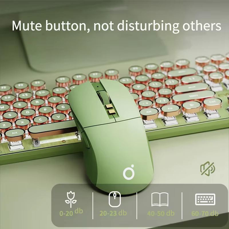 Ratón Gamer Ergonómico RGB Verde – Óptico Cableado USB - imagen 4