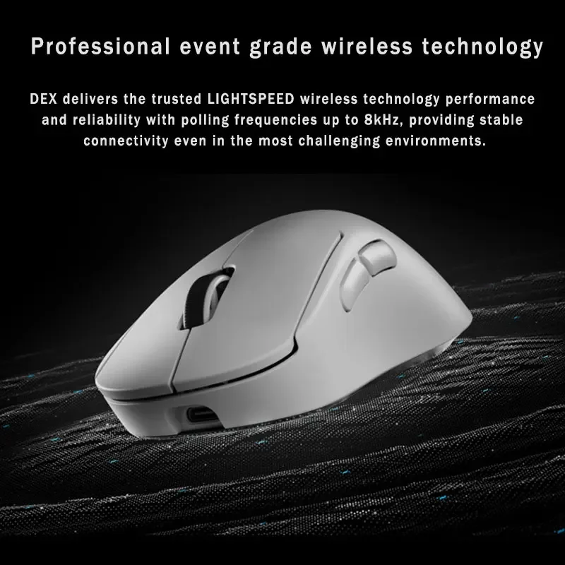 Nuevo Original Logitech G PRO X SUPERLIGHT 2 DEX ratón inalámbrico para juegos LIGHTSPEED HERO 2 GPW4 fretting de mezcla mecánica - imagen 4