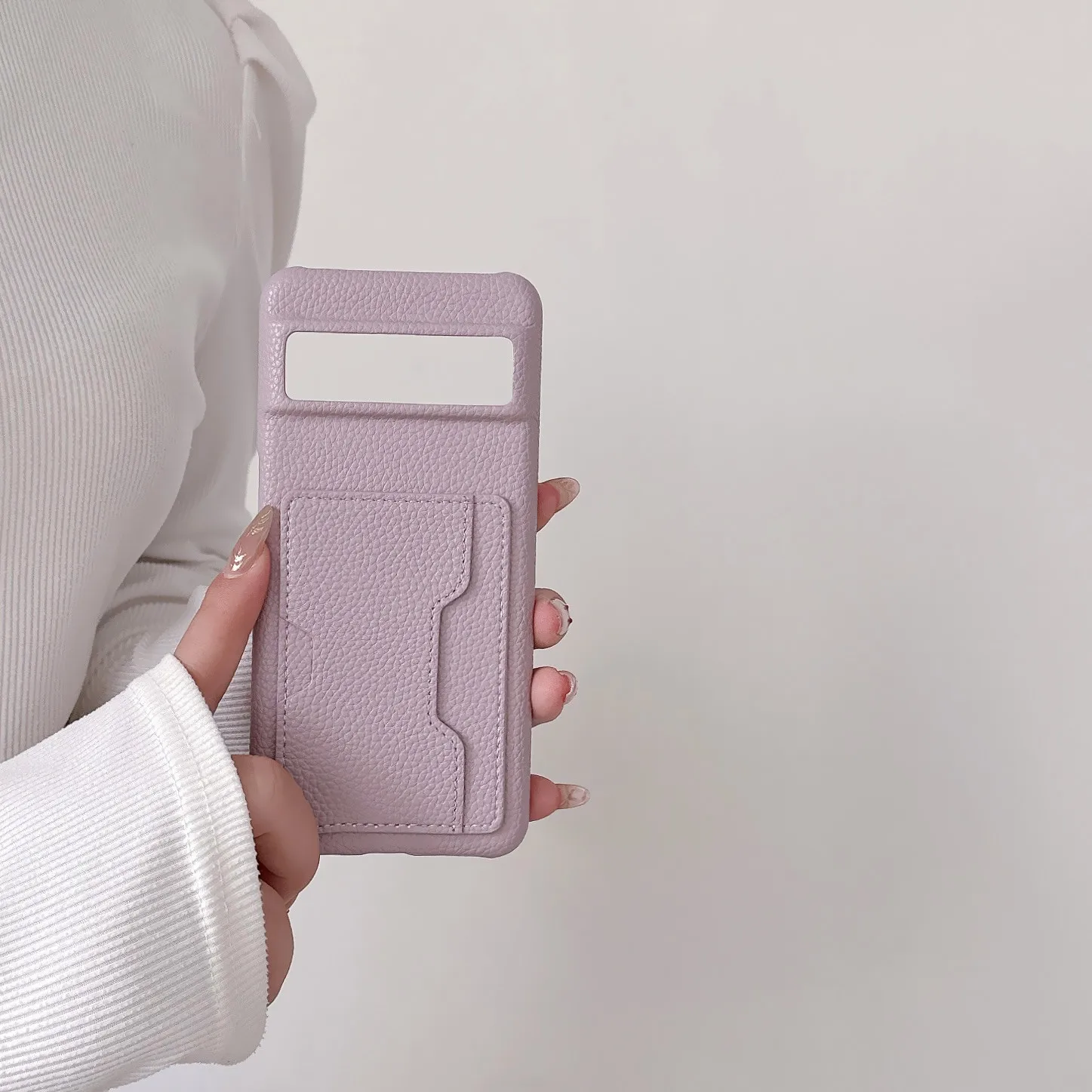 Funda de cuero lichi para Google Pixel 8, 7 Pro, 7A, 7, 8Pro, 8A, 6, 6A - imagen 3