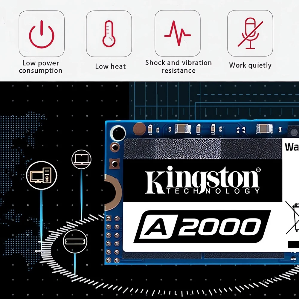 Kingston SSD NVMe PCIe M.2 para PC, portátil y escritorio - imagen 4