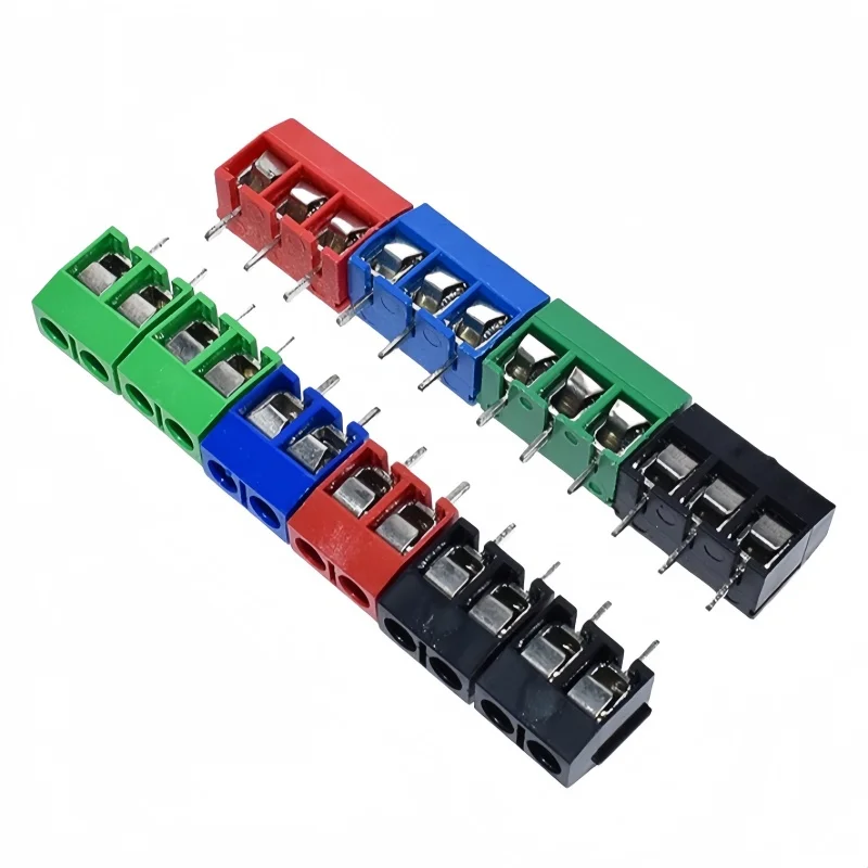 10/20 piezas PCB bloque de terminales conector paso 5,0mm KF301 Pin recto 2P 3P tornillo PCB bloques de terminales Kit surtido de conectores - imagen 2