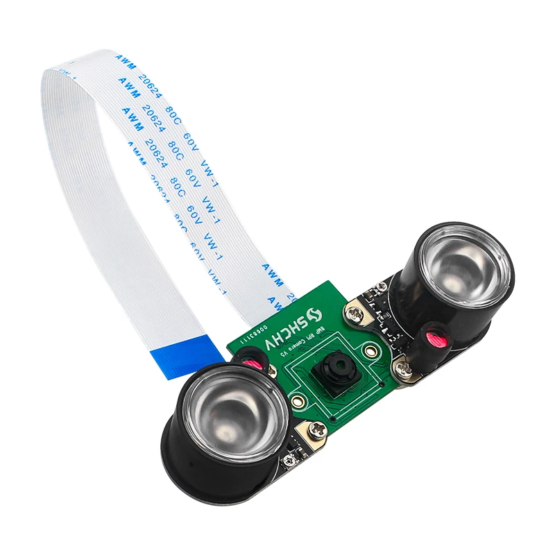 Raspberry Pi 5 Camera 8 MP Night Vision Adjustable Focus 77 130 200 Degree Optional Light for Raspberry Pi 5 RPi 5 - imagen 4