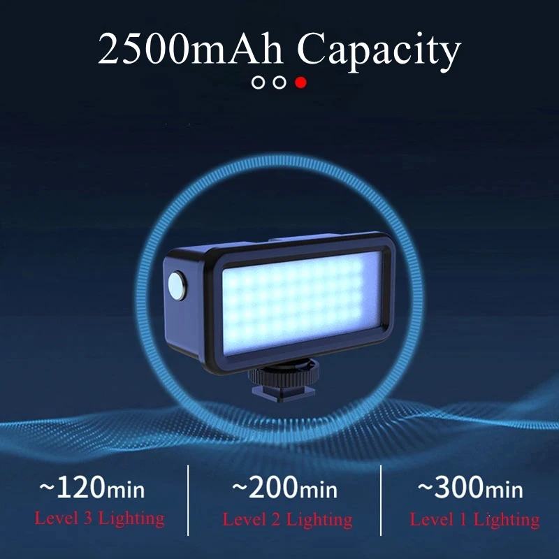 Luz LED Subacuática de Relleno GoPro Hero 9-12 / DJI Action 3 - imagen 2