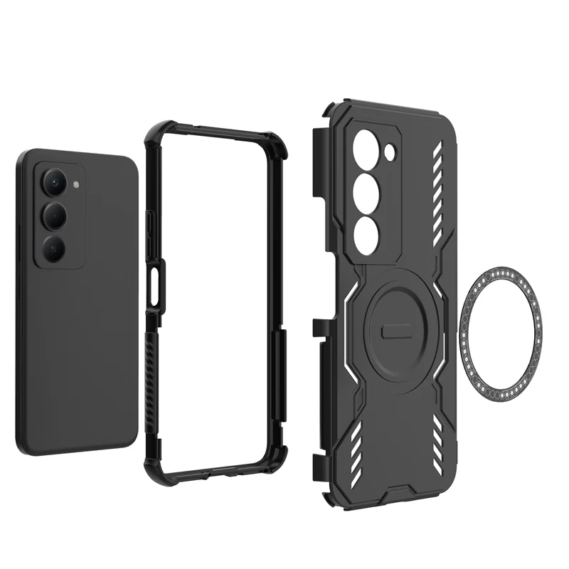 Funda de teléfono con disipación de calor para Xiaomi Redmi 15 5G Global, pieza de atracción magnética para Redmi 15 5G Global чехол, funda trasera - imagen 5