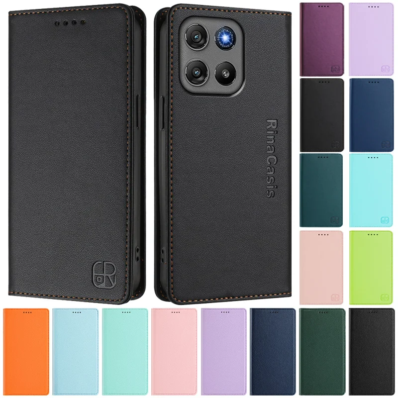 Para Motorola Moto G67 Power Wallet ranuras para tarjetas Funda para Motorola Moto G67 Power Funda de teléfono Flip Funda magnética Funda Coque