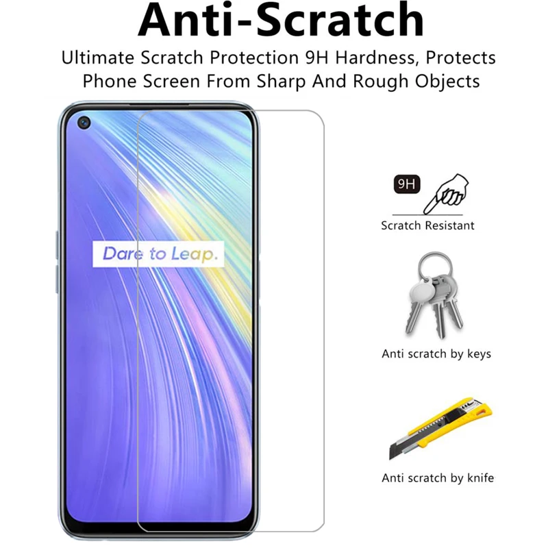 Funda de teléfono para realme 6 pro 6s vidrio templado en realme6 s s6 6pro realme6pro contraportada 360 realmi real me real 6case procase - imagen 4