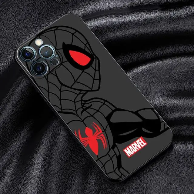 Funda de teléfono para IPhone 17 15 12 16 Pro Max 17 Air 13 Mini 14 Plus Marvel Spider Man Groot Deadpool funda de silicona suave nuevo diseño - imagen 3