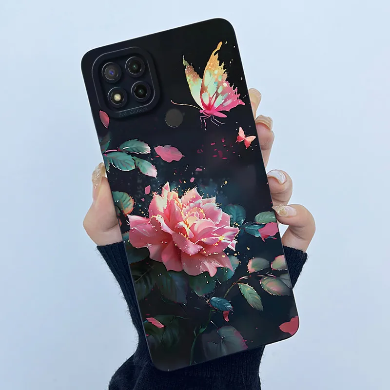 Funda de teléfono sencilla a la moda para Xiaomi Redmi 9C NFC, Fundas de silicona líquida suave Redmi9C Redmi 9 C, funda protectora para cámara - imagen 2