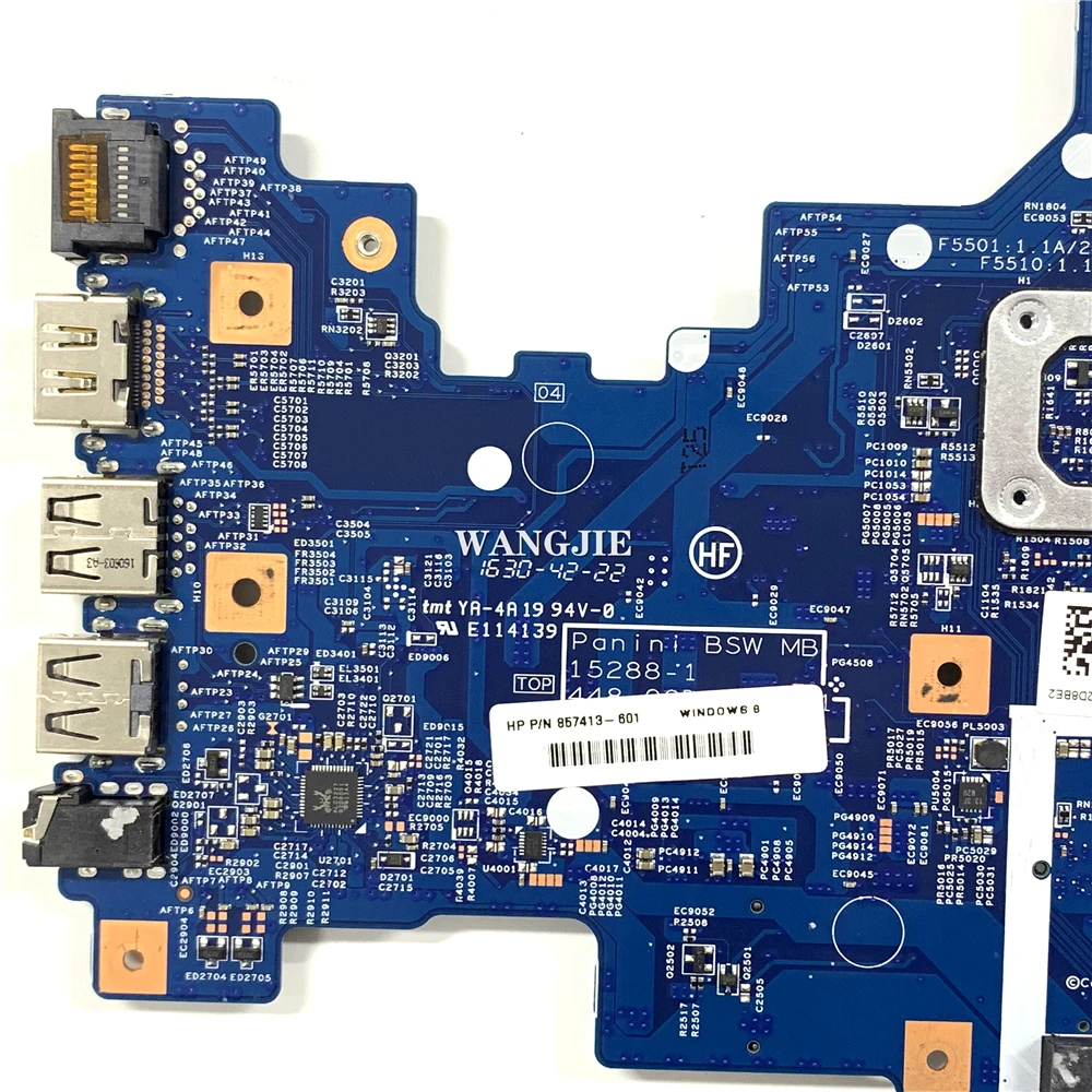 856694 -001 856694 -601 para la placa base del ordenador portátil HP Notebook 17-X SR2KL N3710 CPU 15288-1 448.08D01.0011 100% en funcionamiento - imagen 5