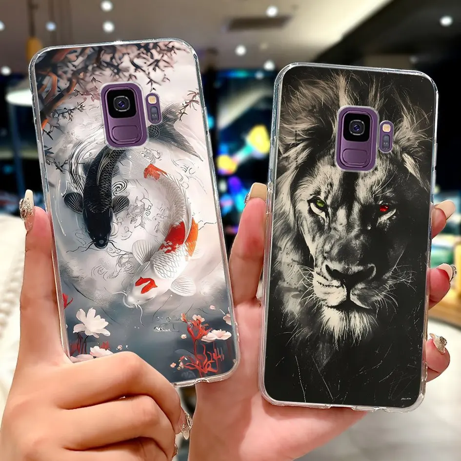 Para Samsung Galaxy S9 + S9 Plus funda SM-G965F lindo amor corazón fresa funda de silicona suave en Samsung S9 S 9 SM-G960F TPU Coque - imagen 3