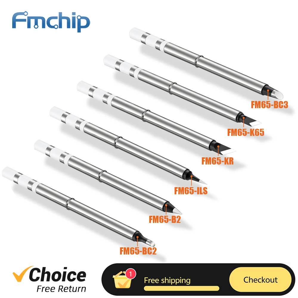 Reemplazo de punta de soldadura FM65 HS01 para soldador GVDA GD300 RGS65 T65, accesorios de estación de soldadura de calentamiento rápido