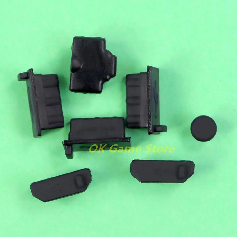 1 juego/lote 7 en 1 tapón antipolvo para consola Xbox One X S cubierta de silicona a prueba de polvo tapón Kits a prueba de polvo controlador - imagen 2