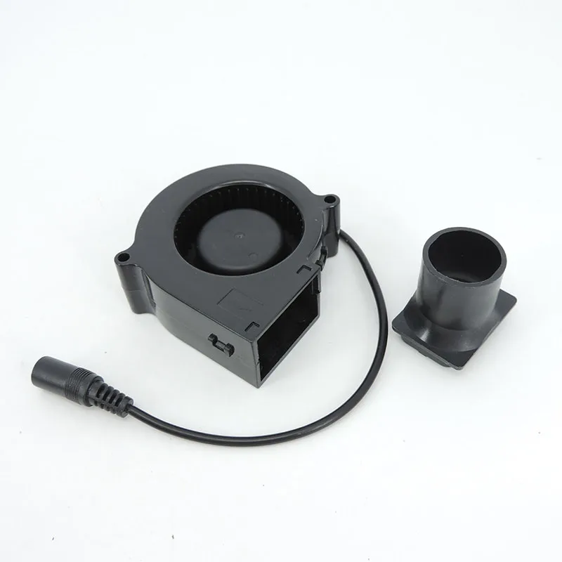 DC 12V 7530 ventilador turbo refrigeración controlador de velocidad Variable ventilador de barbacoa ventilador de aire Picnic parrilla estufa de leña 75mm x 30mm h - imagen 5