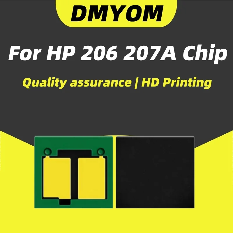 1 Juego de Chip de tóner 206A para impresora HP Color Laserjet Pro M255dw MFP M283fdw M283cdw M282 Chip de cartucho 207A W2210A W2110A