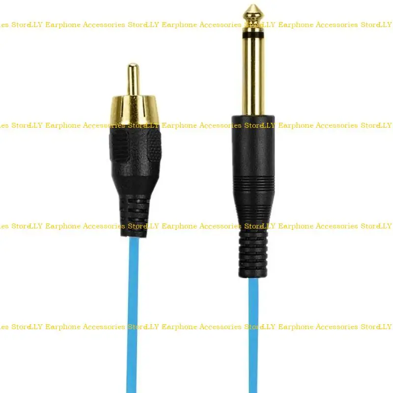 462e 1.8m color RCA Machine Hook Line Pen RCA 6.35 mm Conector mono OD2.2 Material tipeo suave - imagen 4