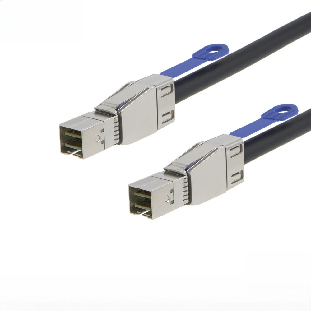 MINI SAS SFF-8644 - 8644 Cable externo de alta velocidad para servidor 12 Gbps Longitud opcional 0,5 M 1M 2M 3M 4M 5M 6M - imagen 3