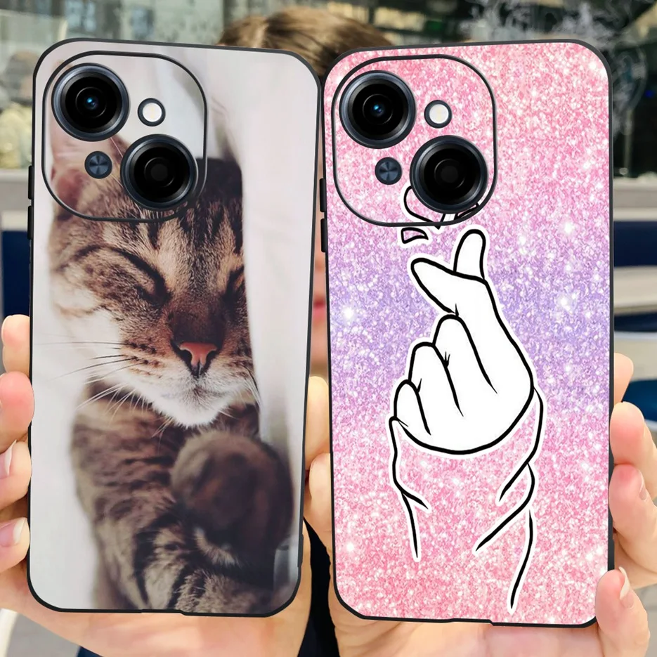 Funda de silicona blanda para Tecno Spark Go 2025, carcasa pintada Popular de lujo para Tecno Pop 9, 2025 bolsas - imagen 5