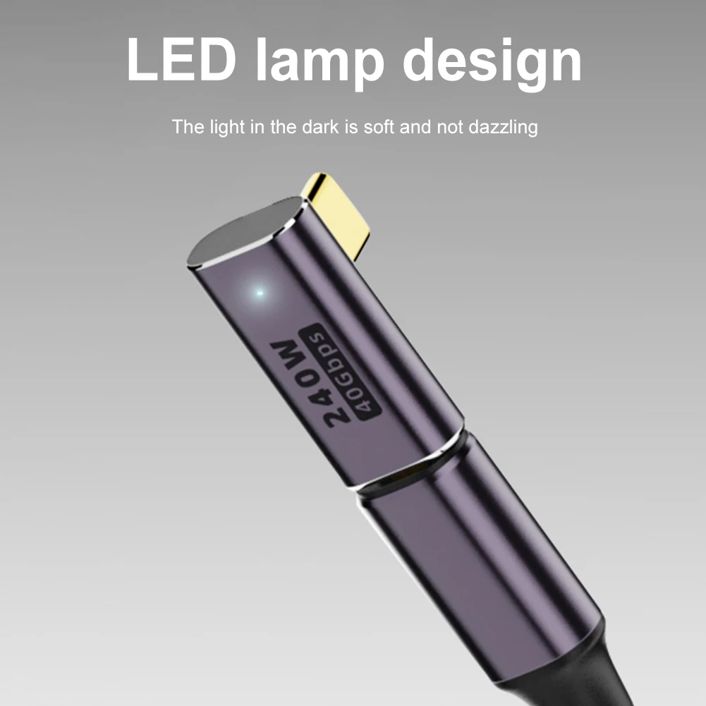 Small Multifunctional Adapter Connector 40Gbps Transmission USB 4.0 Type C Connector PD 240W Charging 8K 60Hz Audio Video Output - imagen 5