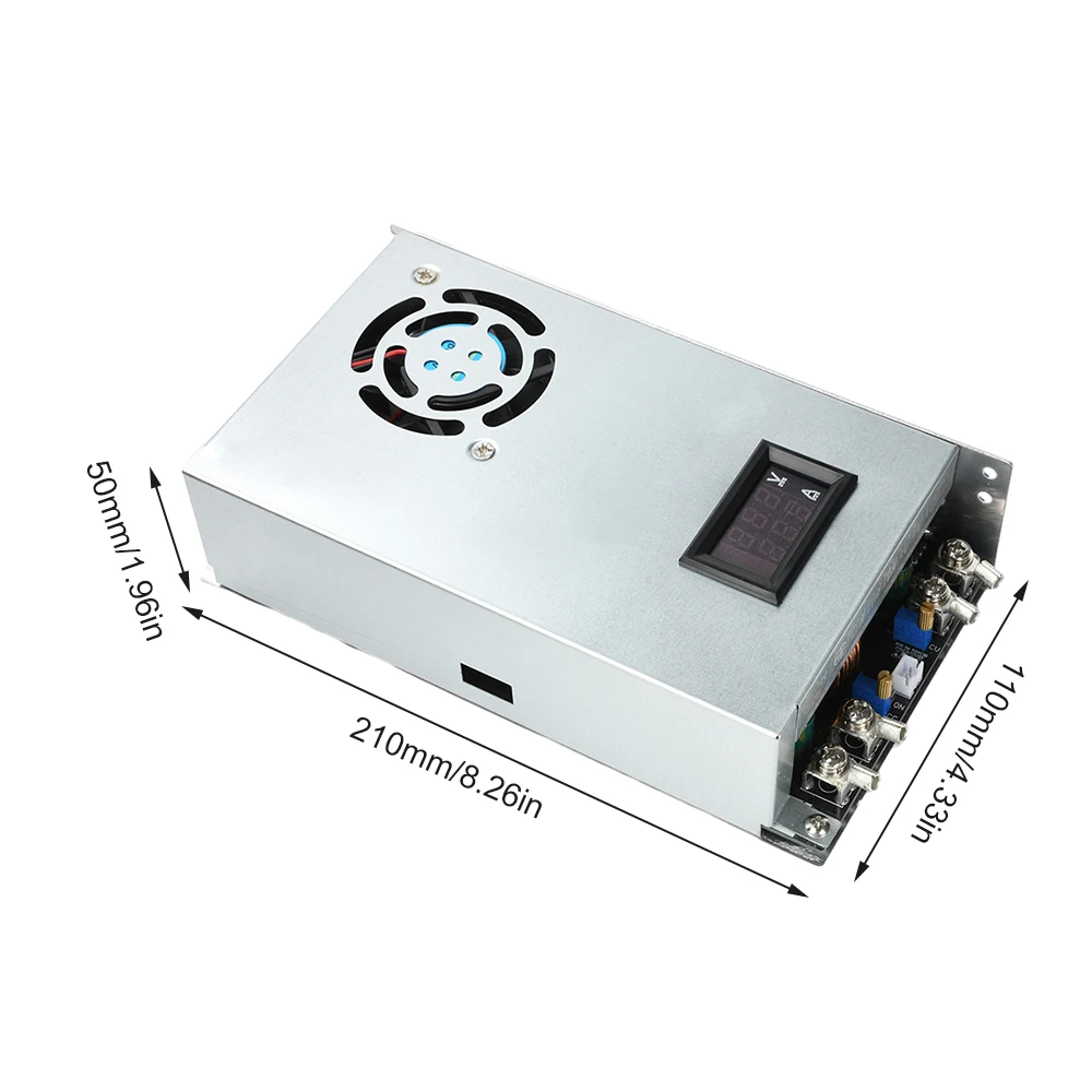 Fuente de alimentación reductora ajustable de 1500W DC-DC, regulador de voltaje CC CV, inversor de potencia, convertidor Buck con pantalla de corriente de voltaje - imagen 4