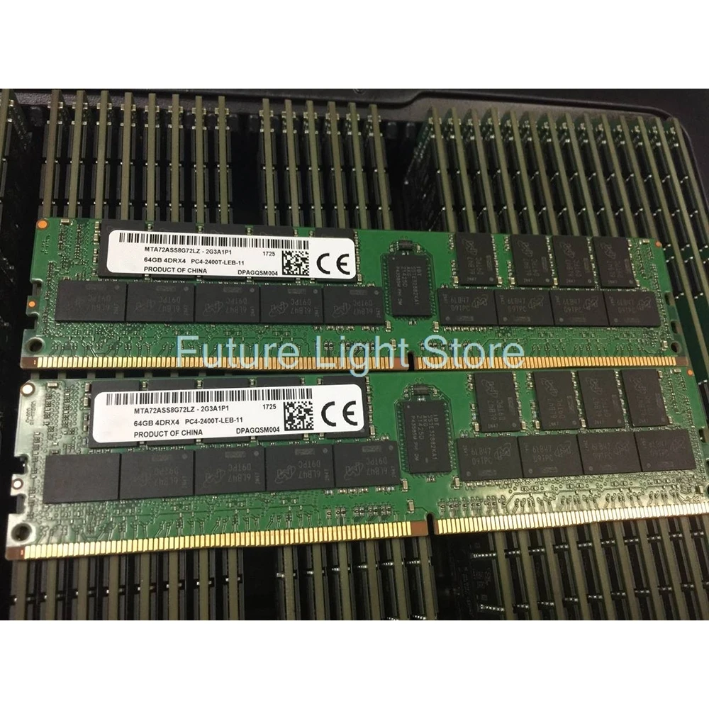 1 Uds RAM 64GB 64G 2400 DDR4 4DRX4 ECC REG LRDIMM MTA72ASS8G72LZ-2G3A memoria - imagen 3