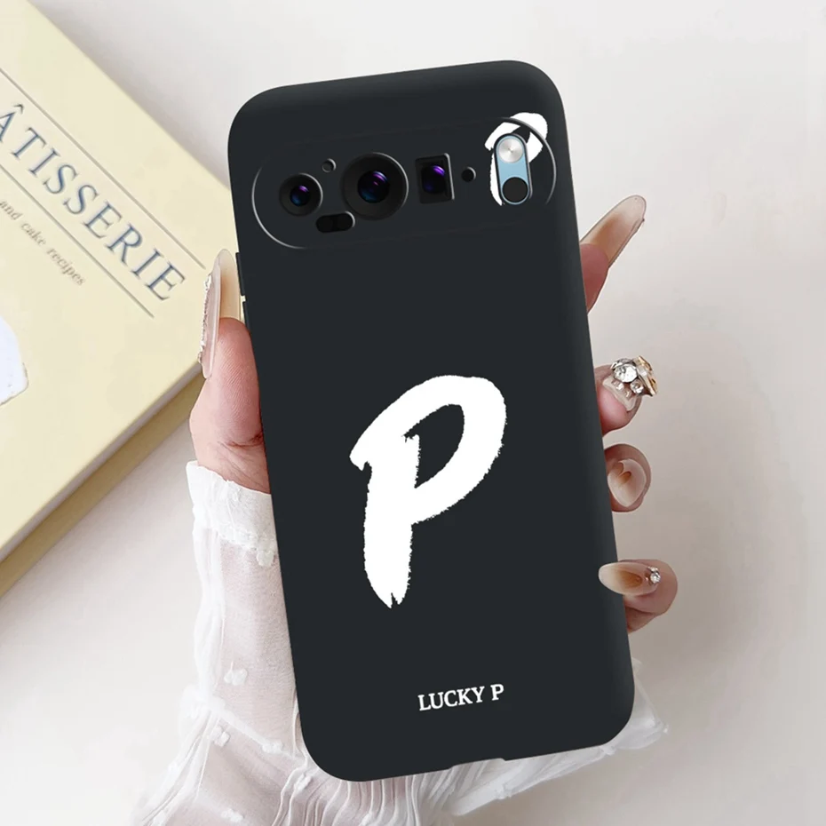 Nueva funda de teléfono con letras a la moda para Google Pixel 9 Pro 9A, funda de silicona suave a prueba de golpes para Google Pixel9 9A 9Pro, fundas para parachoques - imagen 3