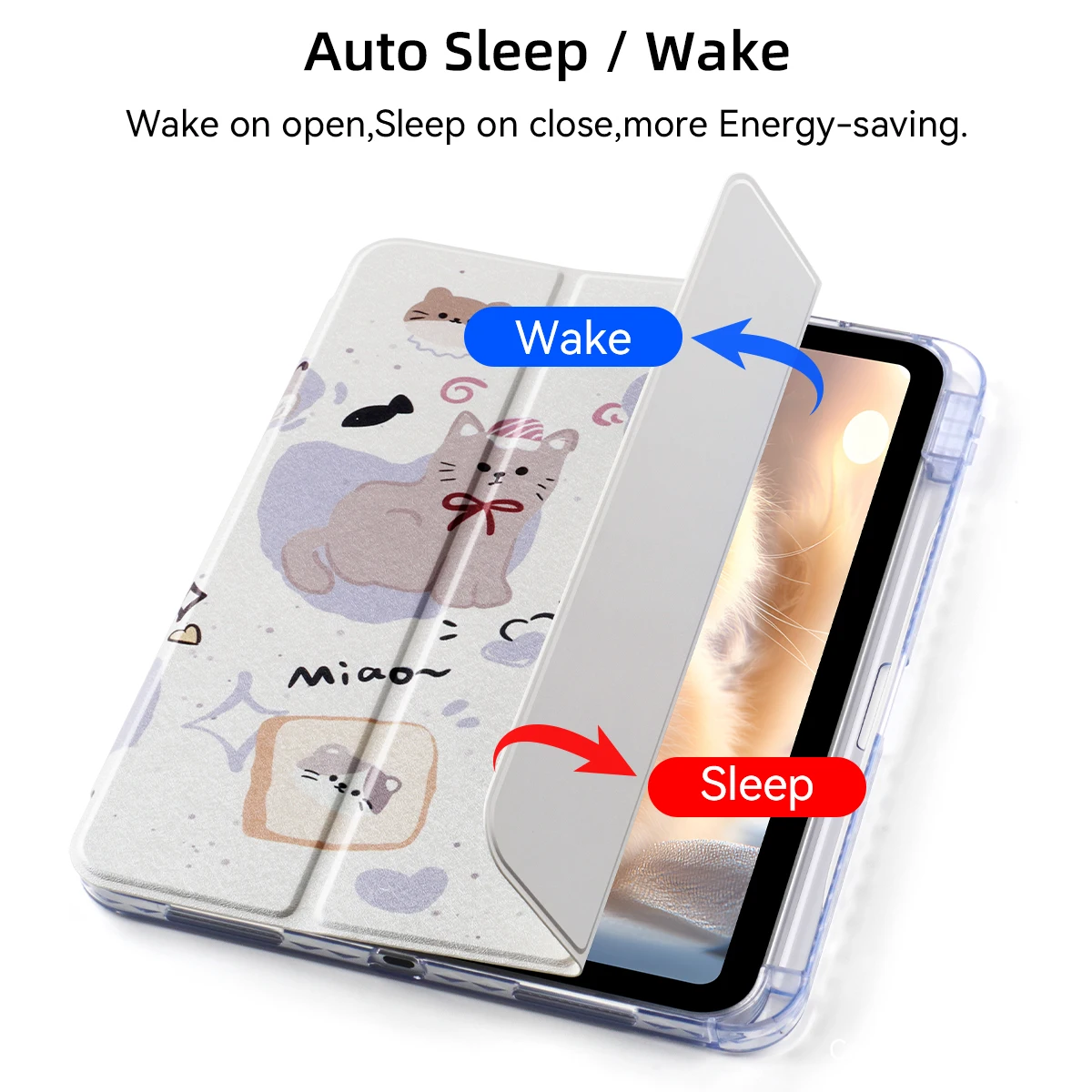 For iPad 11th A16 Pro Air 13 11 M3 M2 M4 Funda Cover For iPad 2025 12.9' 9 8 7 6 5 4 10 Th Mini 7 6 Magnetic Detachable Cover - imagen 3