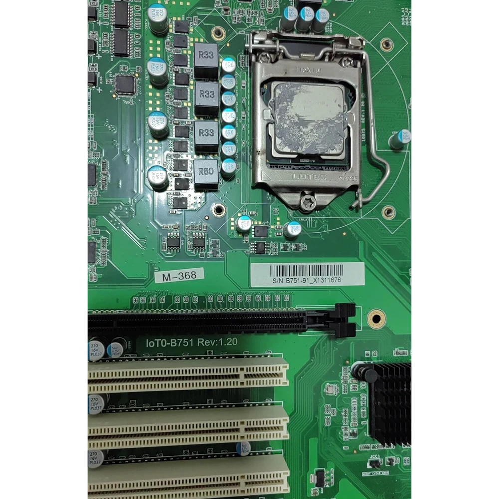 LOT0-B751 Rev: 1,20 Placa base de control industrial LGA1155 Admite CPU i3/i5/i7 de 2-3 generaciones LOT0-B751 - imagen 3