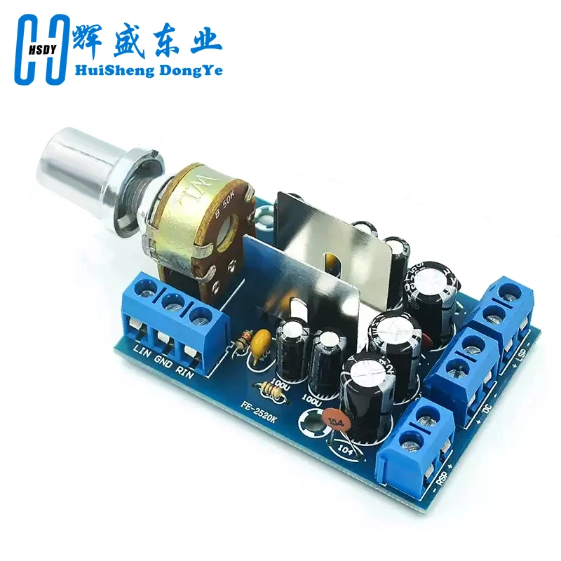 TEA2025B Mini placa amplificadora de Audio estéreo Dual placa amplificadora de 2,0 canales para altavoz de PC 3W + 3W 5V 9V 12V coche - imagen 3