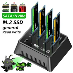 MAIWO Estación de Acoplamiento M.2 NVMe USB-C con Ventilador