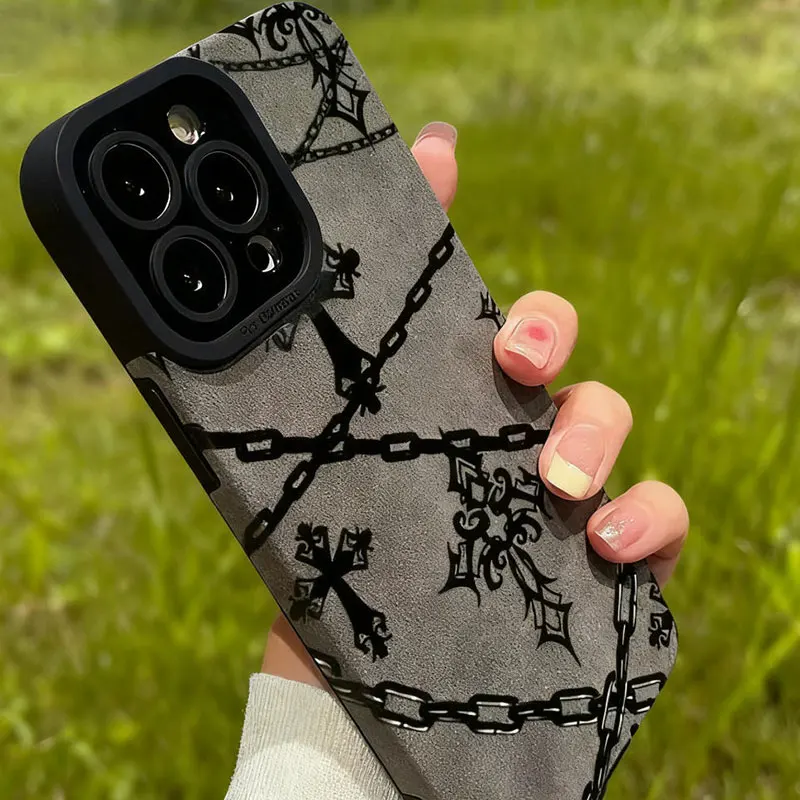 Para iphone 17 17Pro funda con estampado fresco 16Pro Max 15 14 13 Mini 12 11 Pro 17Air 17Promax fundas de teléfono con flores - imagen 5