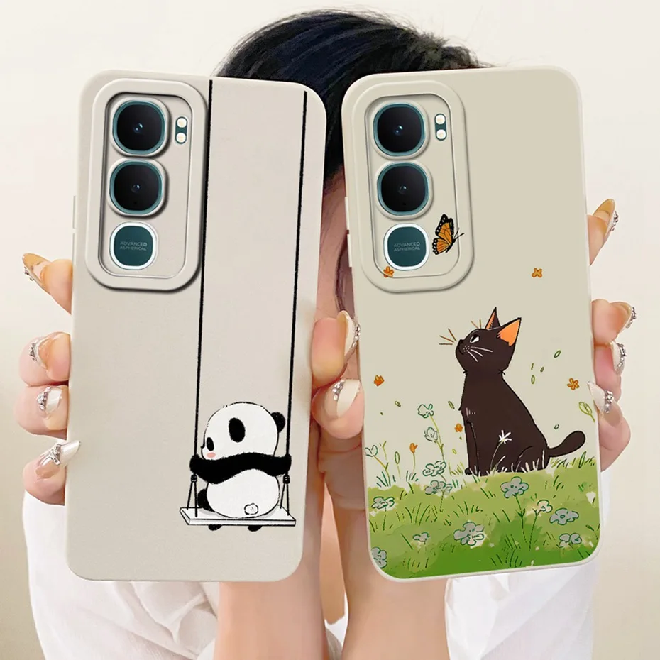 Funda de teléfono con estampado bonito para Vivo Y21d Y31 2025, fundas de silicona suave a prueba de golpes para Vivo Y21D Y31 5G (2025), fundas para parachoques