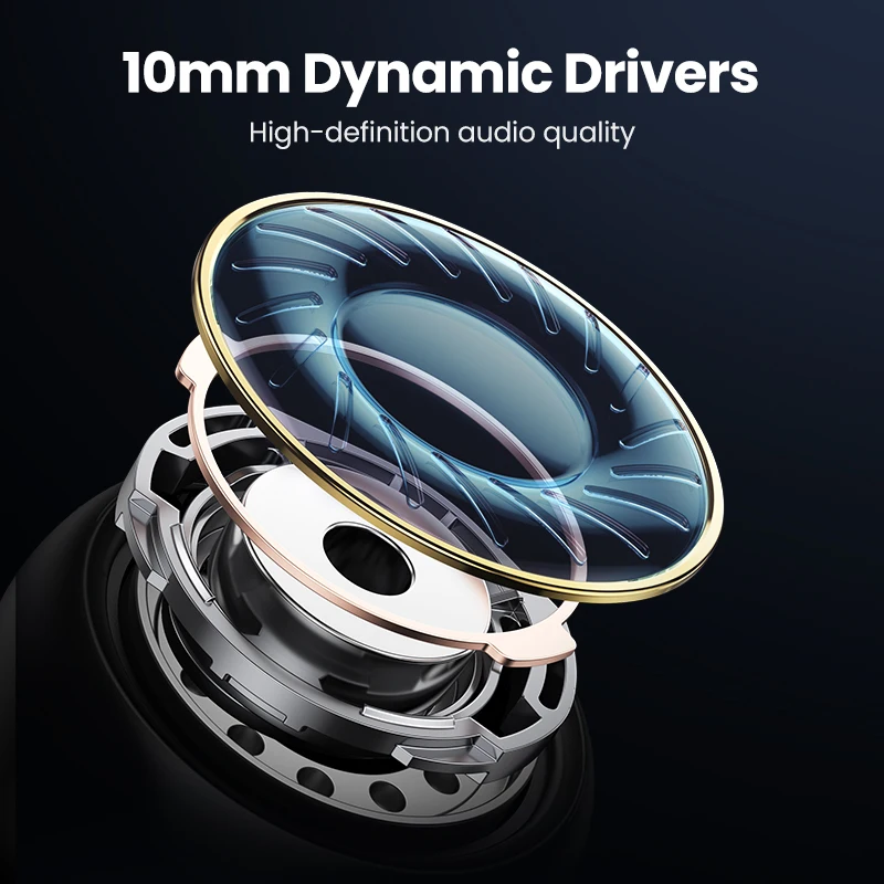 UGREEN-auriculares USB tipo C con cable, cascos con micrófono, estéreo HiFi, para iPad Pro, Samsung Galaxy S21, Google Pixel 5, 2021 - imagen 4