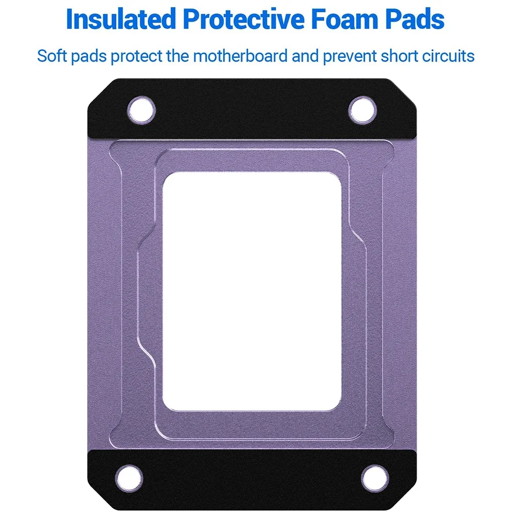 Soporte Anti-Flexión CPU JEYI Aluminio – Compatible Intel LGA1700 12ª/13ª Gen - imagen 4